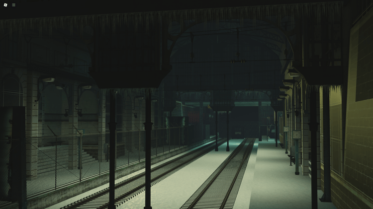 Underground tunnels and railroads in the City 17 Roblox map.