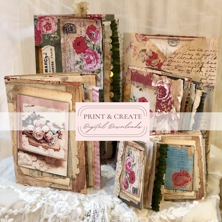 LOVE ME PAPERS - Junk Journal Papers