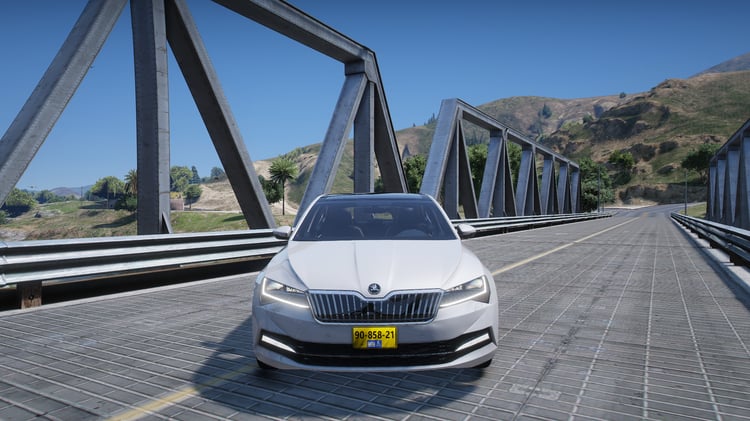 skoda superb 2023 for gta5 gtav gta 5 gta v