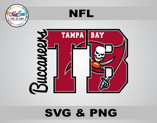 Tampa Bay Buccaneers SVG and PNG digital design – NFL football team logo cut file for Cricut, Silhouette, sublimation, and DTF printing