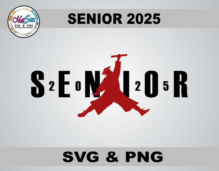 Class of 2025 SVG and PNG digital design, perfect for Cricut and Silhouette cutting machines, sublimation, and DIY graduation projects like custom t-shirts, mugs, and keepsakes