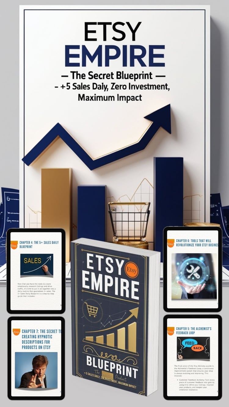 Etsy Empire: The Secret Blueprint – +5 Sales Daily, Zero Investment, Maximum Impact