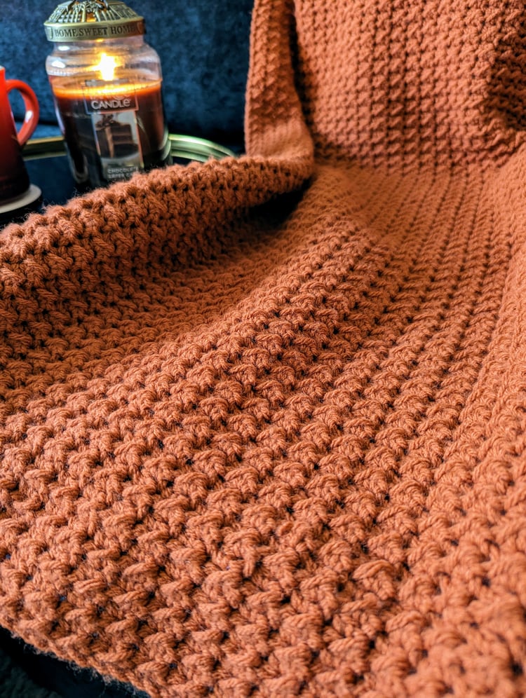 Pumpkin Spice Crochet Blanket Pattern