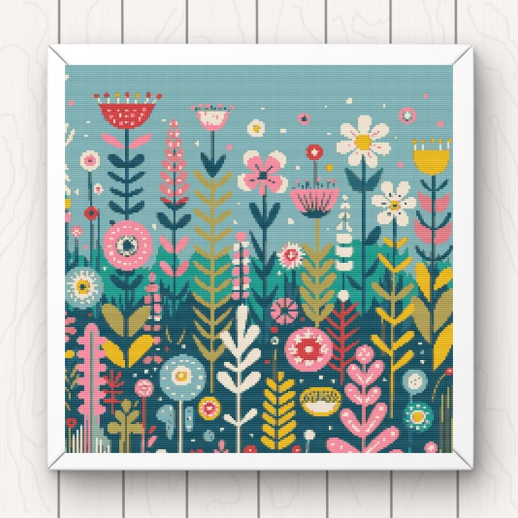 pretty cross stitch pattern pdf