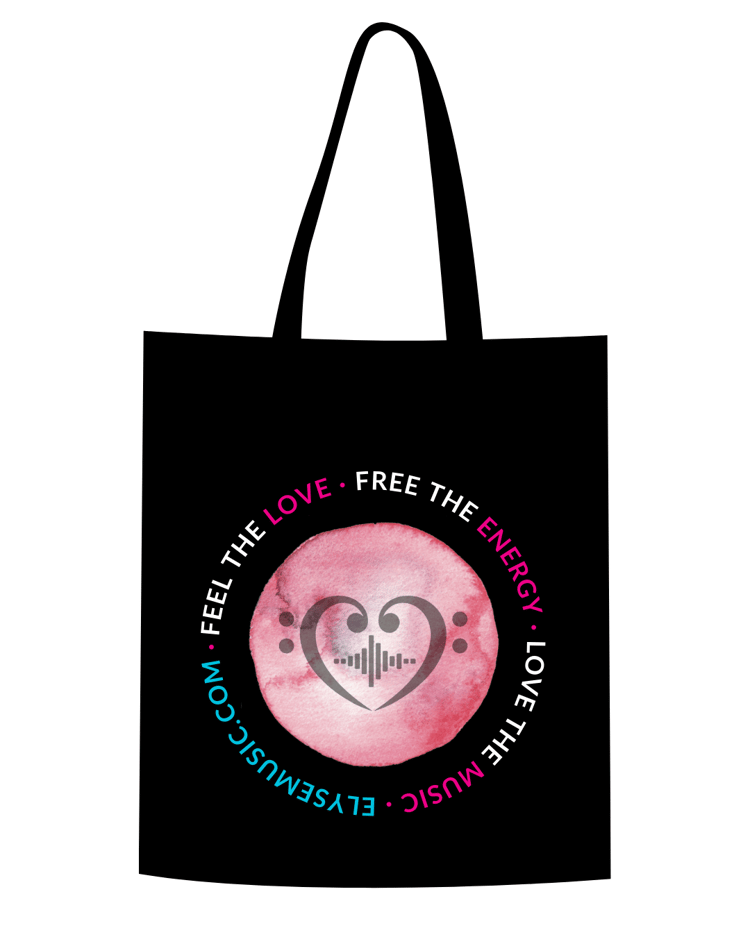 Over-the-shoulder tote bag | Love Energy Music Shop by Elyse
