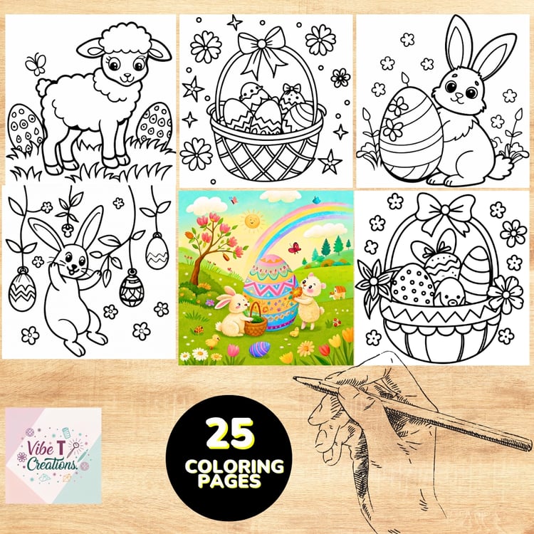 easter coloring pages for all. coco wyo bold and easy coloring