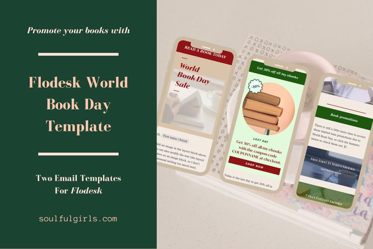 Flodesk World Book Day Template.