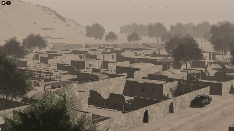 Province of Kunduz map – Villages and military bases in a Middle Eastern setting