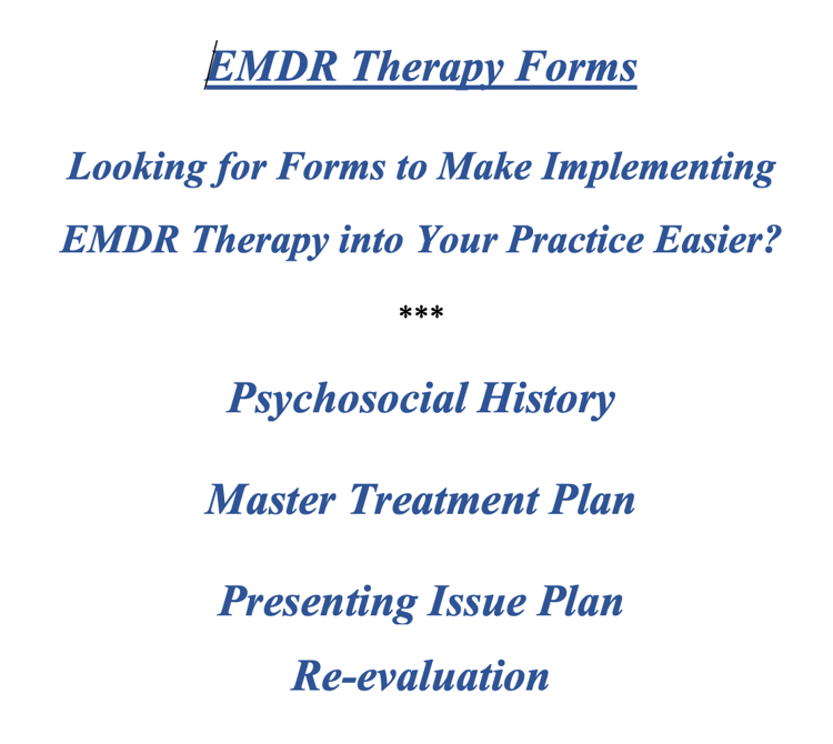 EMDR Therapy Forms