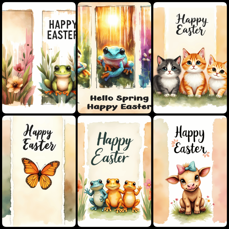 This Easter-themed PNG bundle features 185 high-resolution (4096x4096 px, 300 DPI) designs, including cute lambs, festive eggs, religious Passover elements, and humorous pop-culture Easter illustrations. Perfect for crafting, apparel, and seasonal decor!