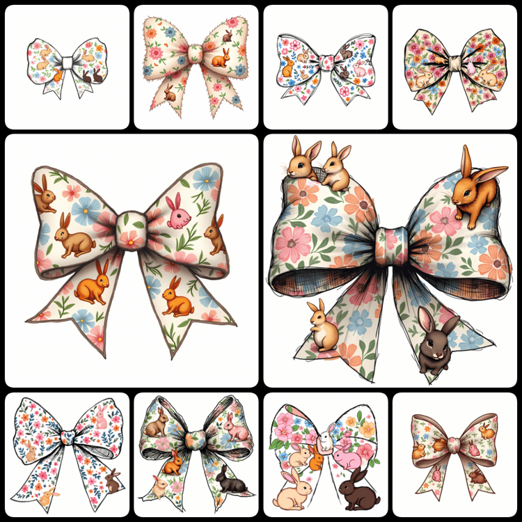 Celebrate Easter and Passover with this high-resolution digital bundle featuring 300 PNG and JPG files. Perfect for sublimation, print-on-demand, or DIY crafting projects. These customizable images include lambs, bunnies, Easter eggs, and crosses, giving