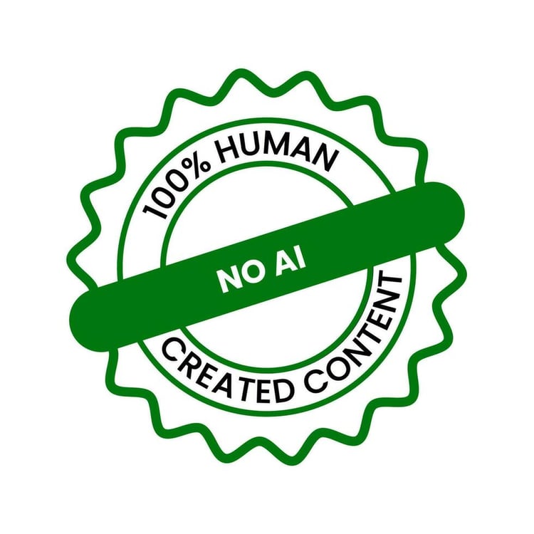 100% Human created content
