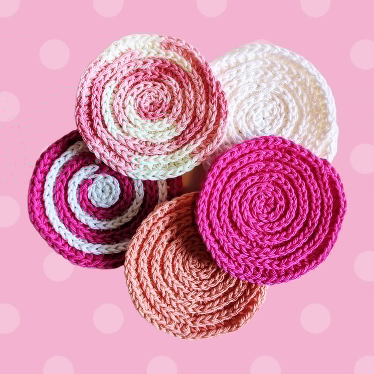 Swirl Coaster Crochet Pattern