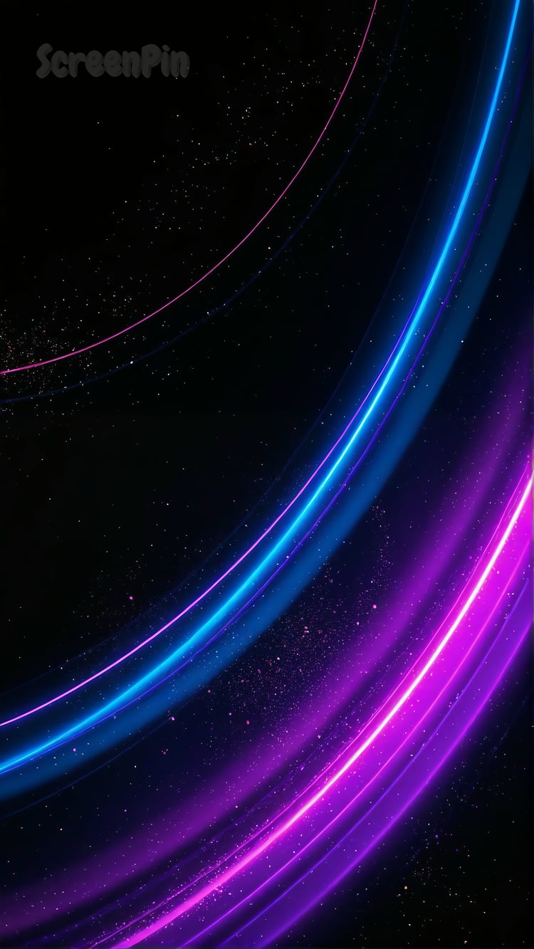 Glowing energy trails and interstellar dust swirling in deep space, creating a mystical cosmic scene.