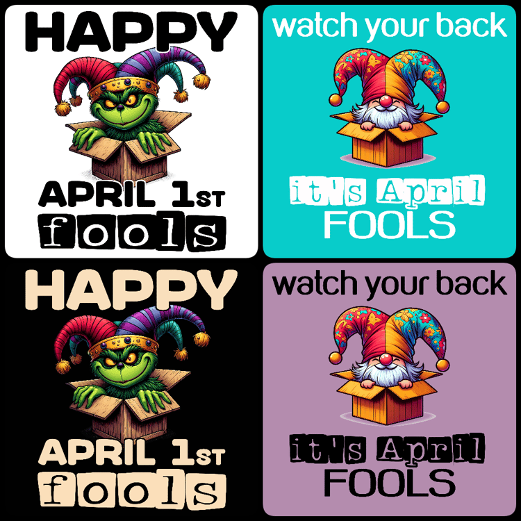 Get your hands on 230 high-quality images for April Fools Day! 🎉 This bundle includes 75 unique designs in both JPG & PNG formats, perfect for T-shirts, cards, and more! Watch the video on the listing page for simple download instructions. 🧩 April Fools