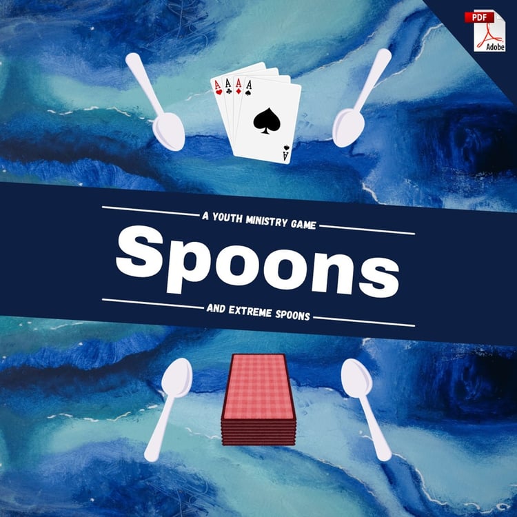 Spoons (and Extreme Spoons) - A Youth Ministry Game (PDF Download)
