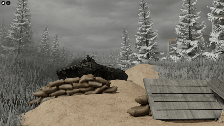Open-world battlefield inspired by the real Chernobyl environment.