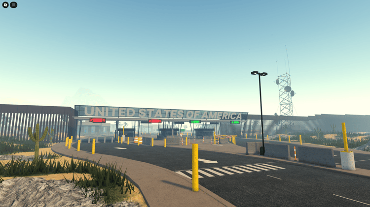 Expansive US border patrol map featuring vast oceans and interactive locations.