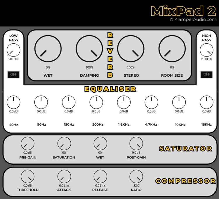 MixPad 2, Mix Pad 2, Mix Pad, Klamper Audio