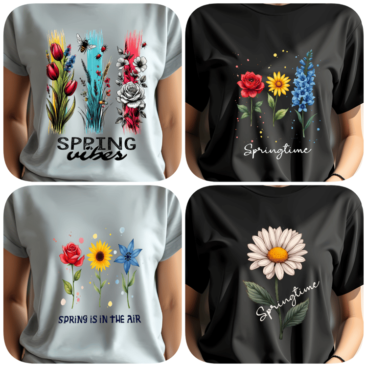 500 Spring Season Images Digital Art Bundle | Transparent | Perfect for Apparel, Sublimation, Mugs, Crafts, and Gifts! | Happy Spring | Spring Vibes | Spring is in the air. spring digital art, spring designs, Spring PNG, Spring JPG, floral digital art, ty