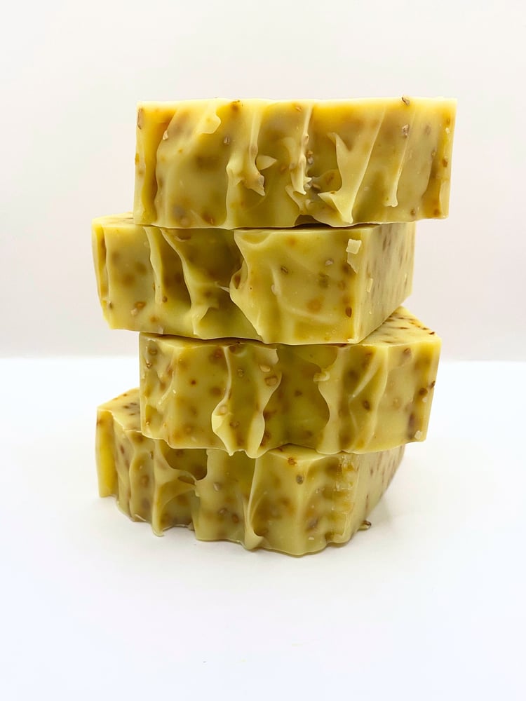 Handmade natural orange peel soap