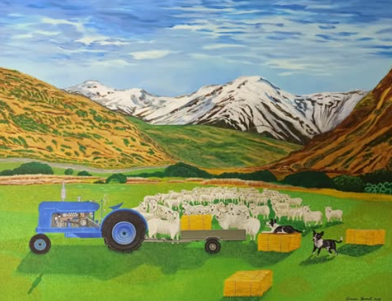 Pastoral Stewardship, painting by darren burch