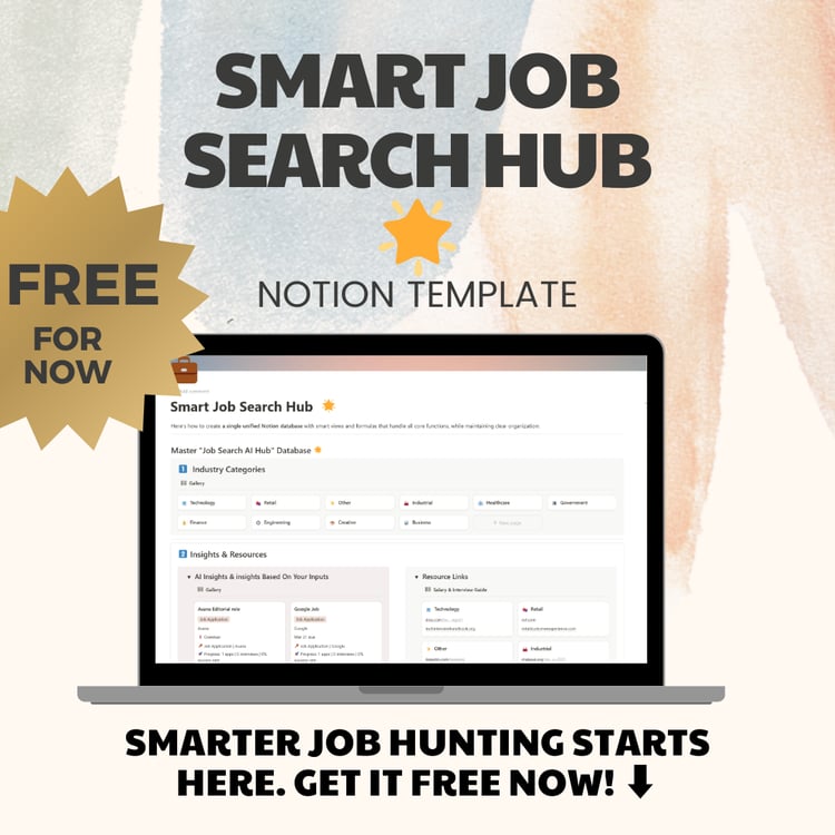 A Smart Notion Template for Job Seekers