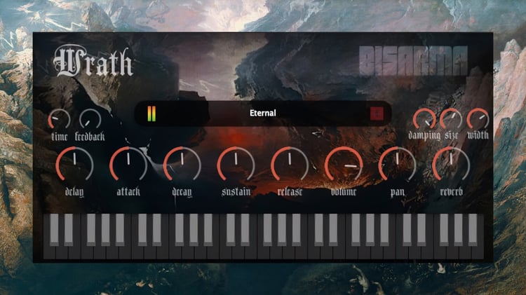 Wrath virtual instrument interface