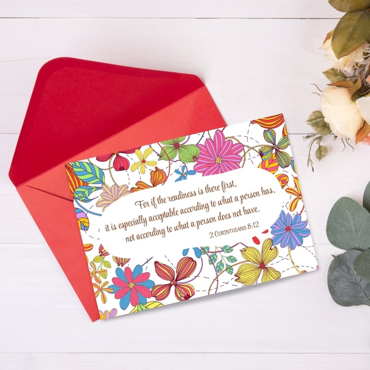 JW Encouragement Cards with Bible texts - PDF A4 Ready to Cut and JPG - Digital Download