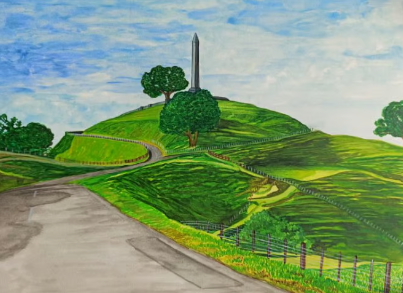 One tree hill. Artist Darren Burch