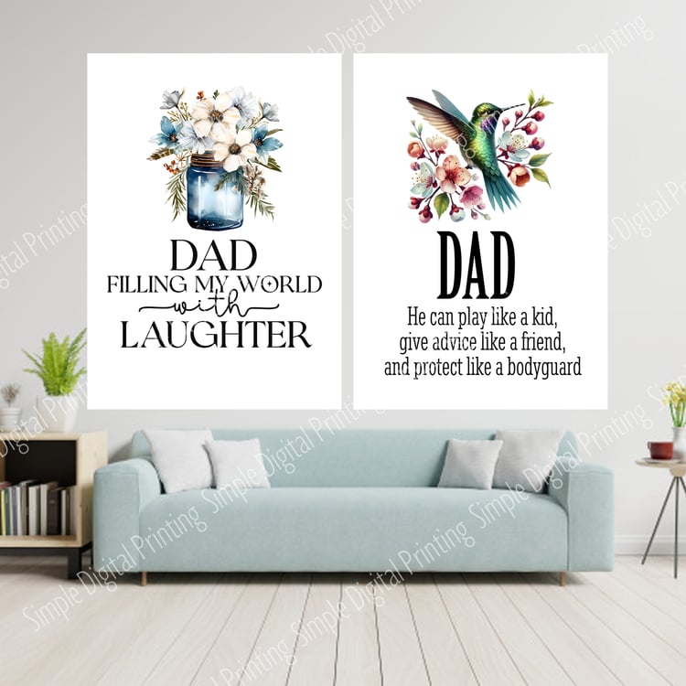 dad, daddy, father, fathers day, fathers day gift ideas, gift for him, gift for dad, gift for father, typography, quote, digital download, digital poster, room decor