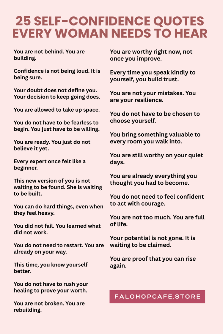 25 Self-Confidence Quotes Every Woman Needs to Hear (And What They Really Mean)