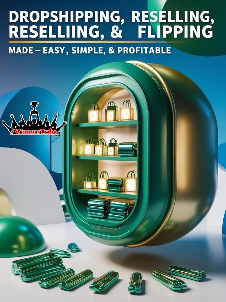 Dropshipping, Reselling, & Flipping Made Easy, Simple, & PROFITABLE Pod Edition: A Step-by-Step Guide