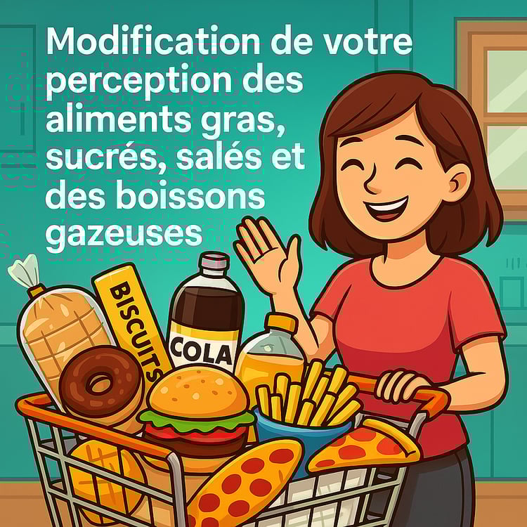 Modification de votre perception des aliments gras, sucré, salé et des boissons gazeuses