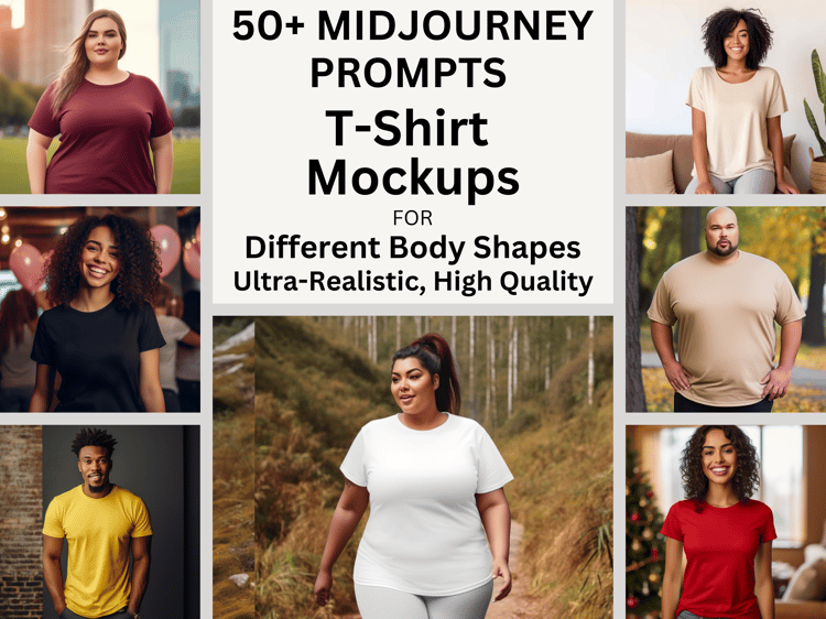 midjourney prompts for t-shirt mockups