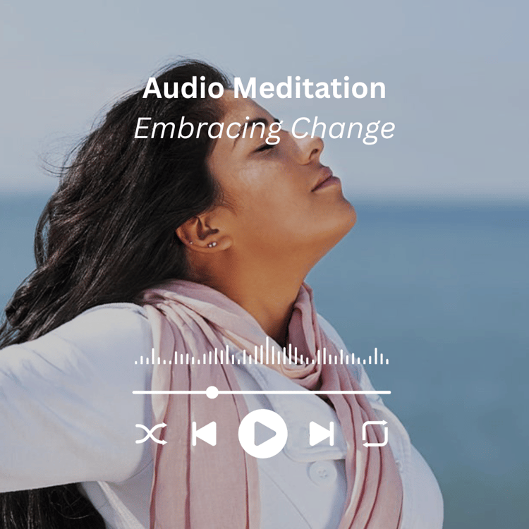 meditation cover woman standing on the beach arms stretched out
