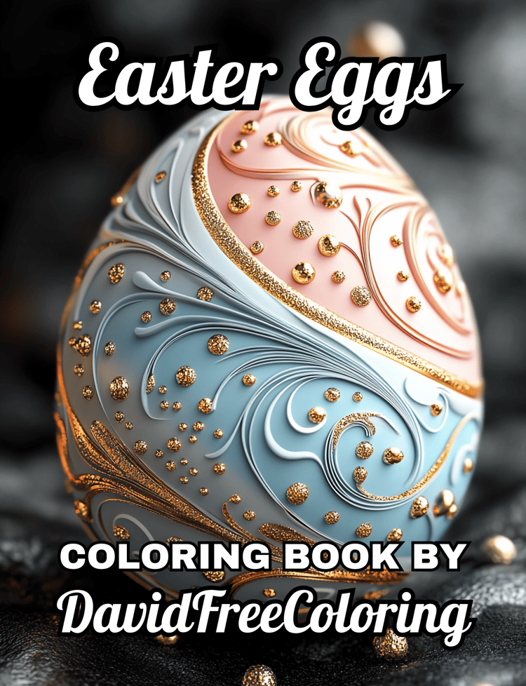 Easter Eggs Coloring Book is a coloring book for adults and Kids with 40 Easter Eggs images: the coloring book contains various Easter Eggs coloring pages! Have fun coloring them creatively, both through the download of PNG and PDF files.