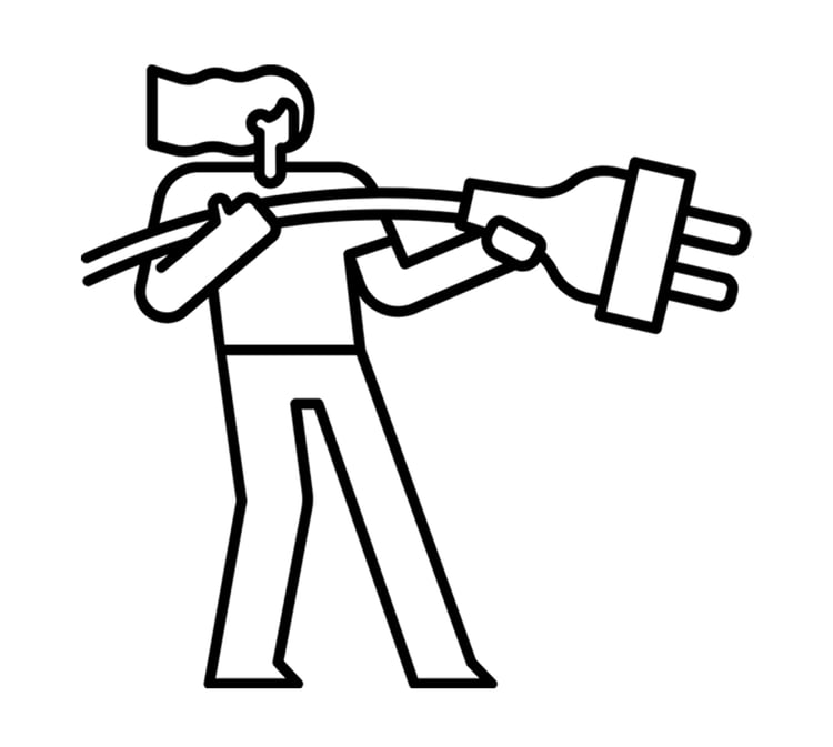 lack of energy illustration