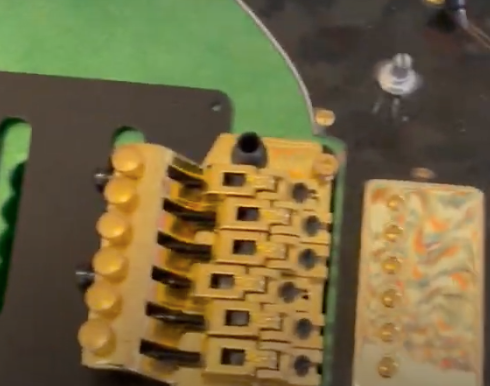 electric guitar bridge