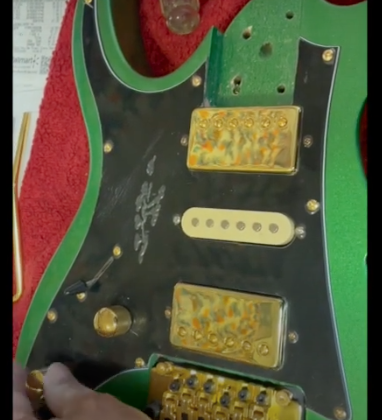 Pickups On An Electric Guitar