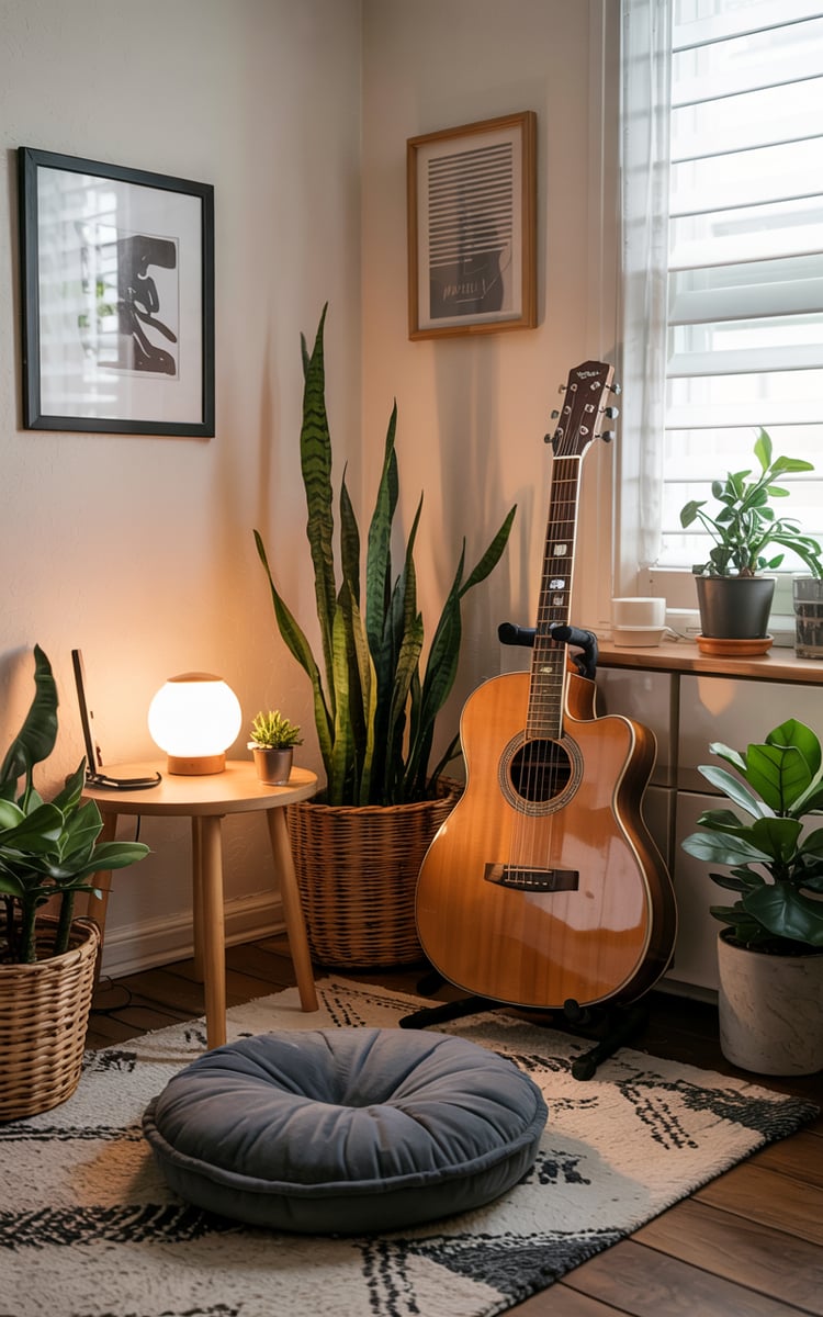 Cozy Nook for Acoustic Vibes: Create Your Own Zen Zone