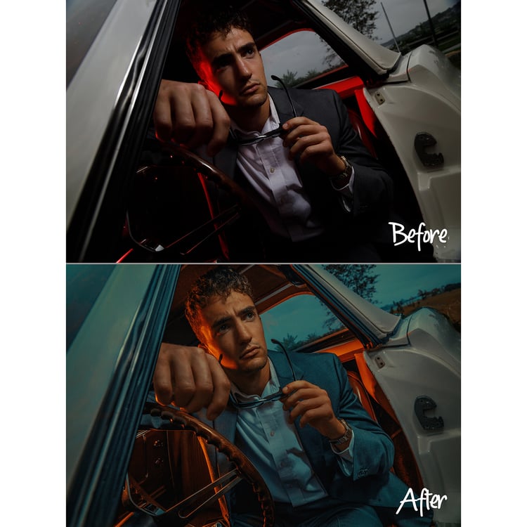 Cinematic image editing tutorial, video walkthrough using Photoshop and Color.io.  Full process includes sample download image file along with video recording for following along.