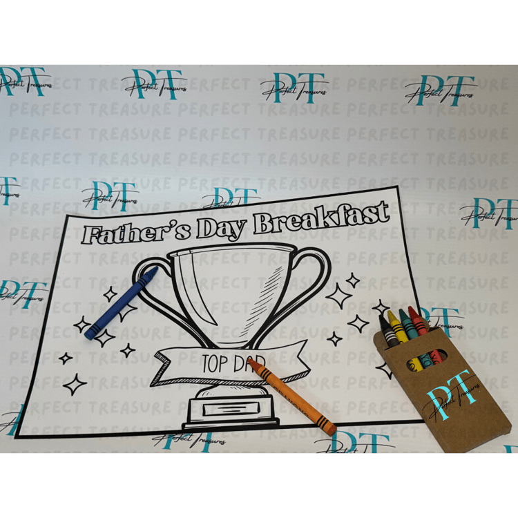 Get creative this Father’s Day with our Colour Your Own PCT Placemat – the perfect way for kids to show Dad some love with their own colourful masterpiece! 🖍️💙  Designed with a fun and heartwarming Father’s Day theme, this placemat gives little ones the c