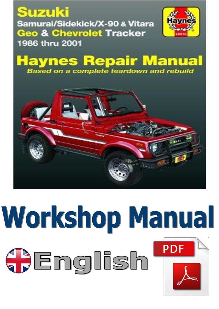 SUZUKI SAMURAI 1986 ー1993 Haynesマニュアル Haynes Repair
