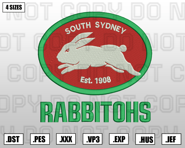 Embkinshop - NRL EMBROIDERY DESIGN