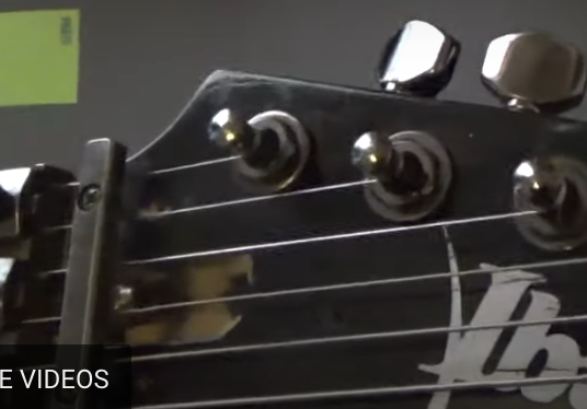An electric guitar truss rod
