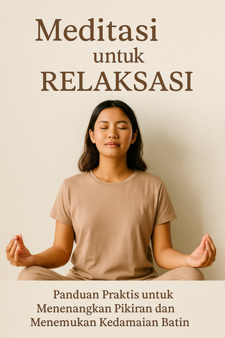 ebook meditasi indonesia, panduan mindfulness, latihan relaksasi, meditasi chakra, yoga harian, cara mengatasi stres alami, meditasi untuk pemula, ebook keseimbangan batin, teknik pernapasan sadar, energi positif setiap hari.