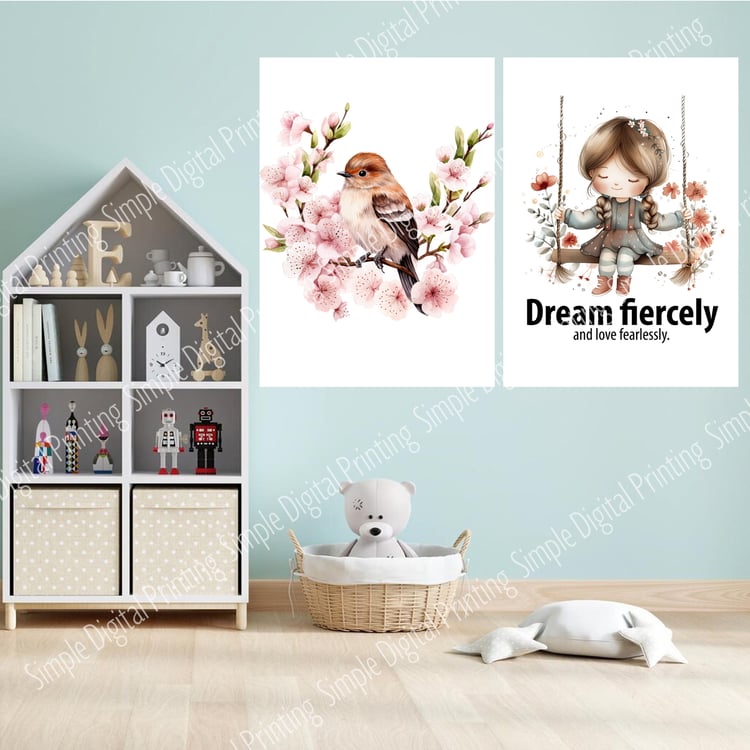 nursery room, kid room, kids room, newborn, sweet dream, typography, quote, digital download, digital poster, room decor