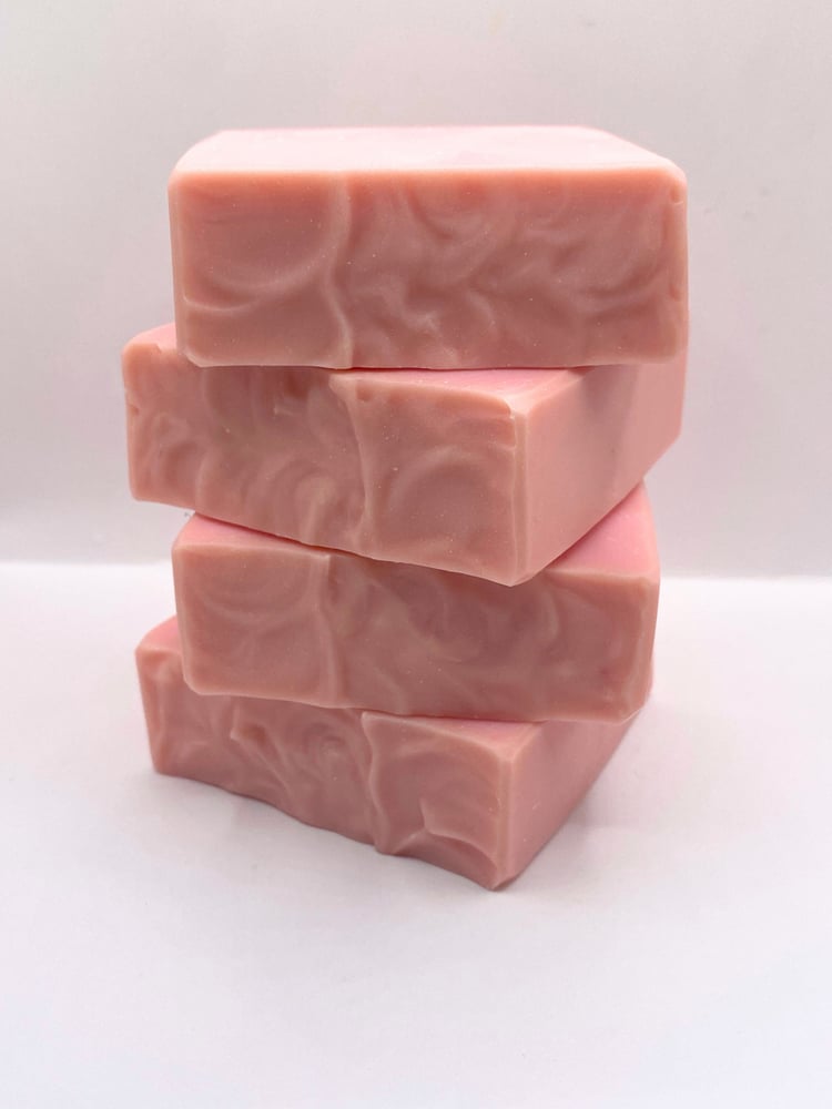 Beautiful Day type handmade pink soap