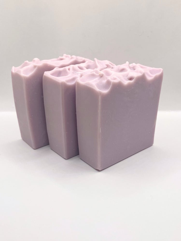 Field of Wildflowers handmade lavender-colored soap